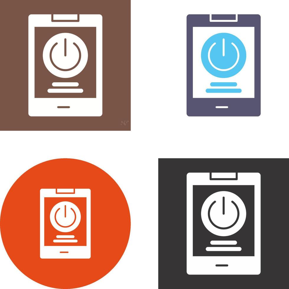 Power Icon Design vector