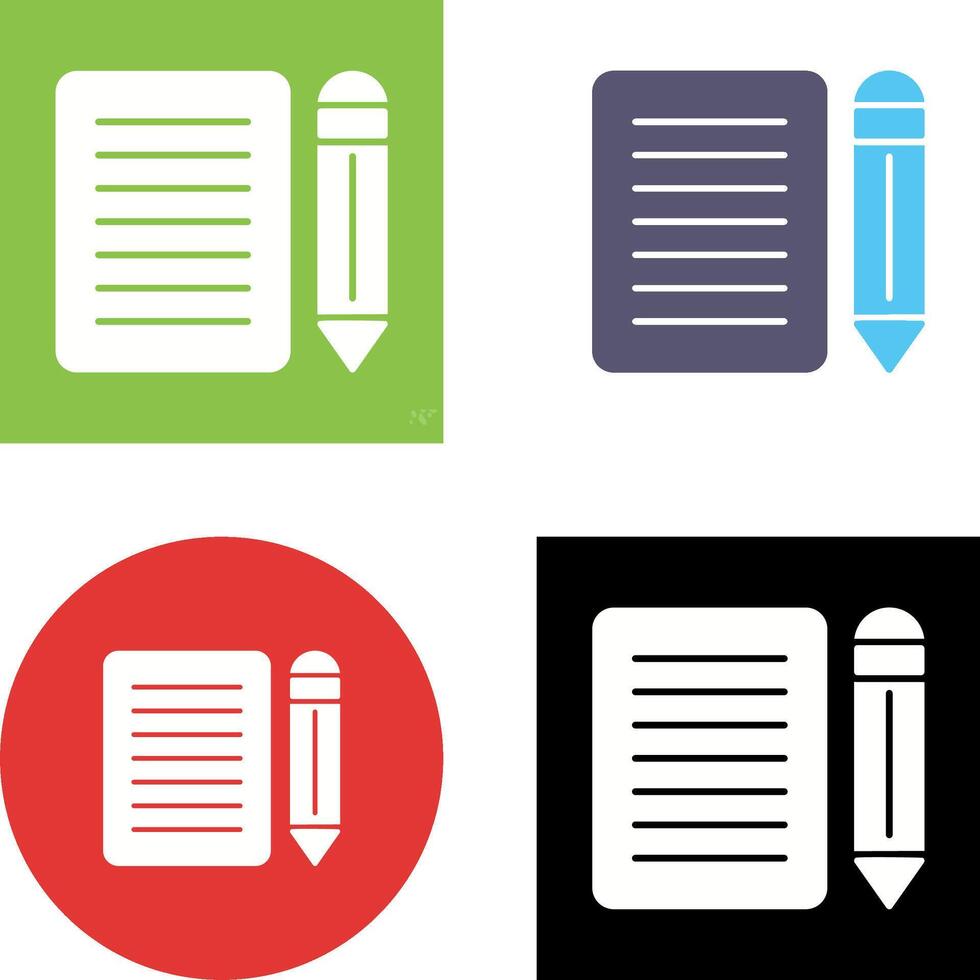 Note Icon Design vector