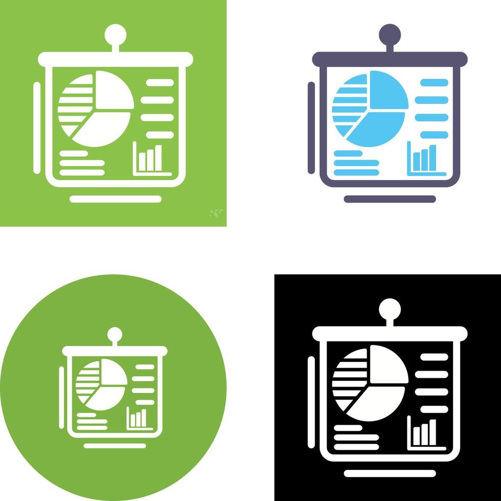 Presentation Icon Design vector