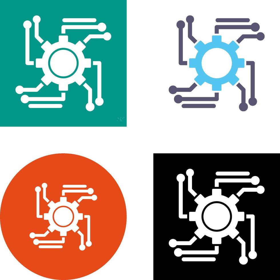 Automation Icon Design vector