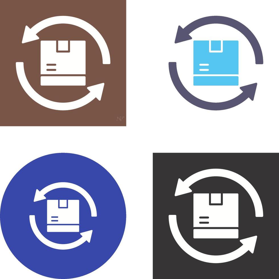 Product Return Icon Design vector