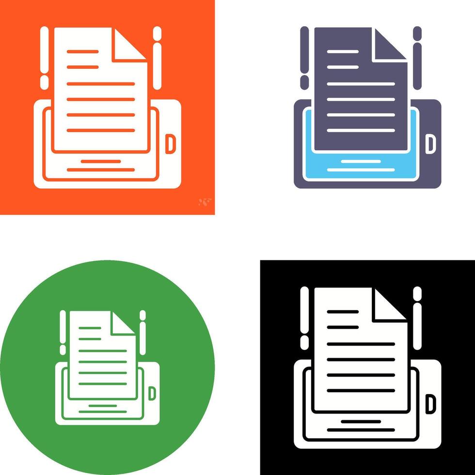 Test Icon Design vector