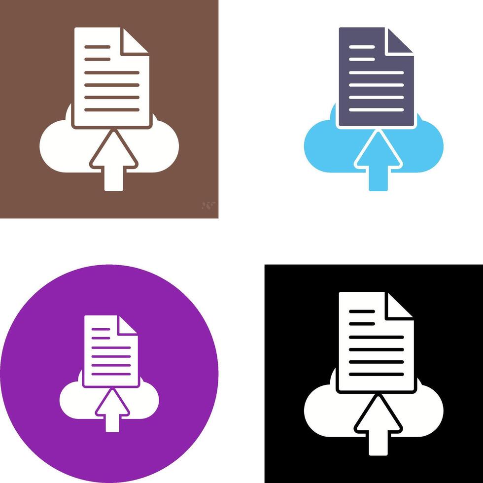 File Upload Icon Design vector