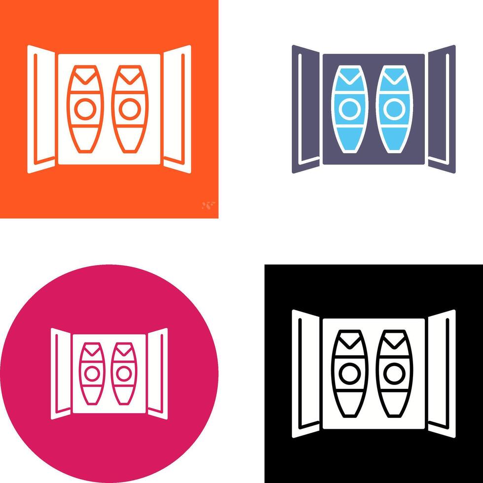 Cigar Box Icon Design vector