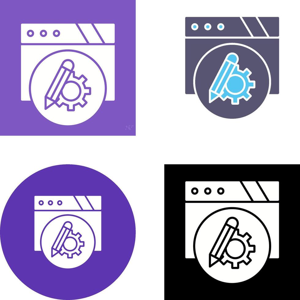 Setting Icon Design vector