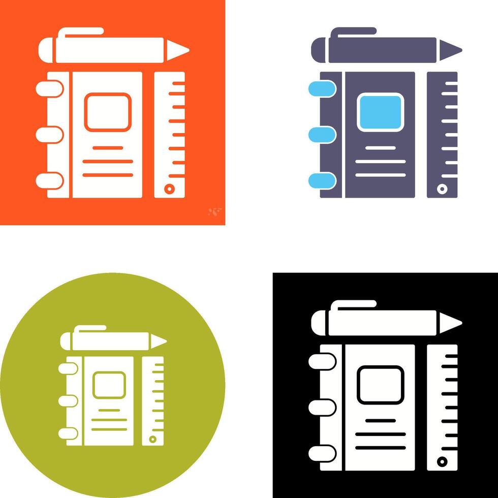 Learning Tools Icon Design vector