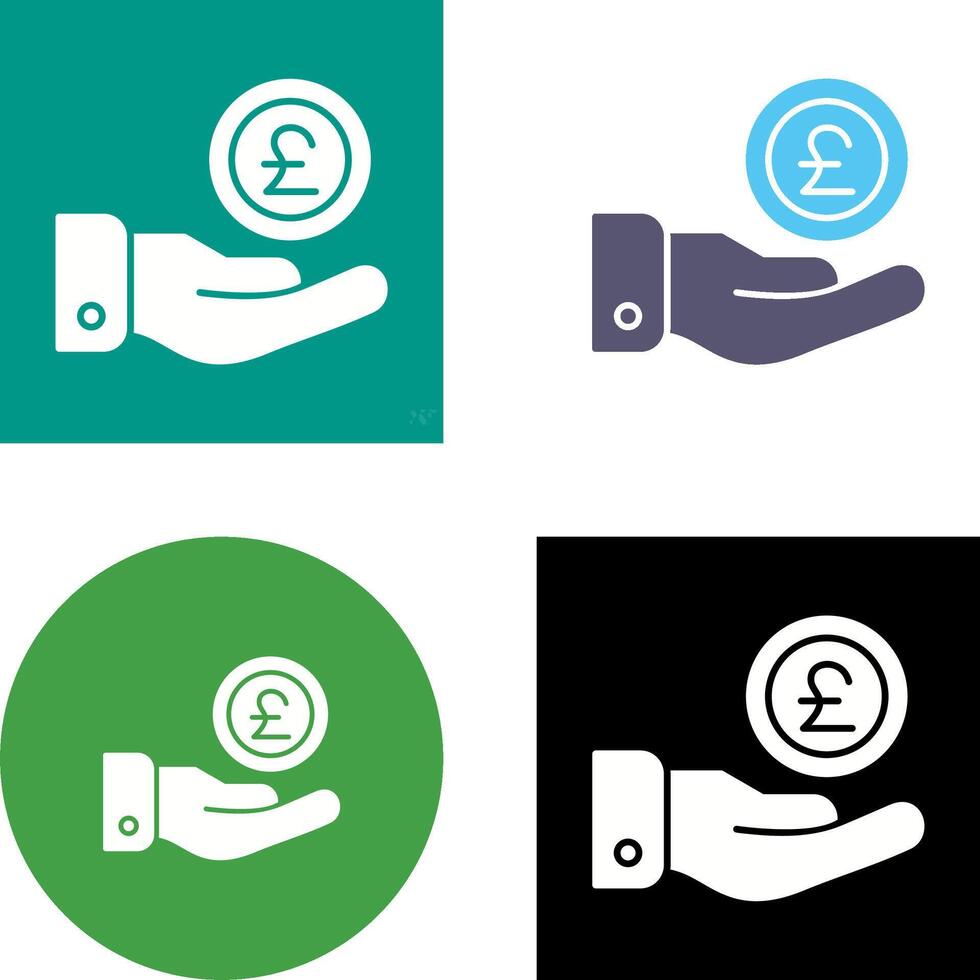Pound Icon Design vector