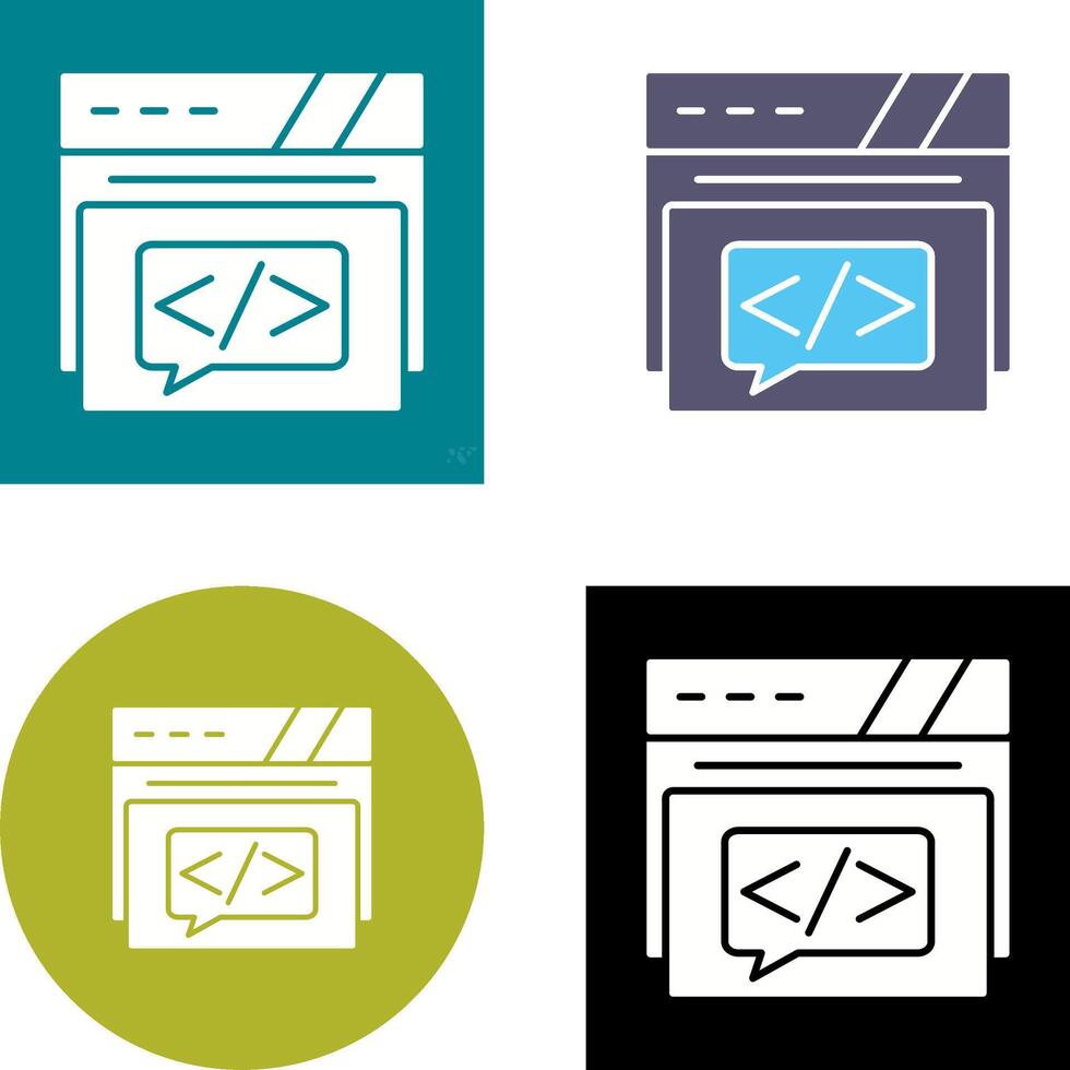 Message Icon Design vector