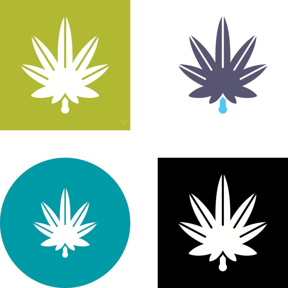 Weed Icon Design vector