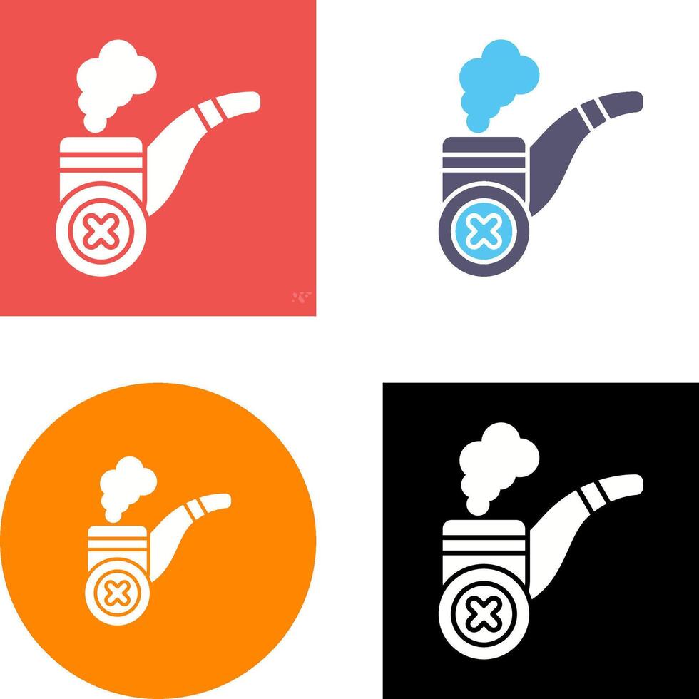No Cigar Icon Design vector