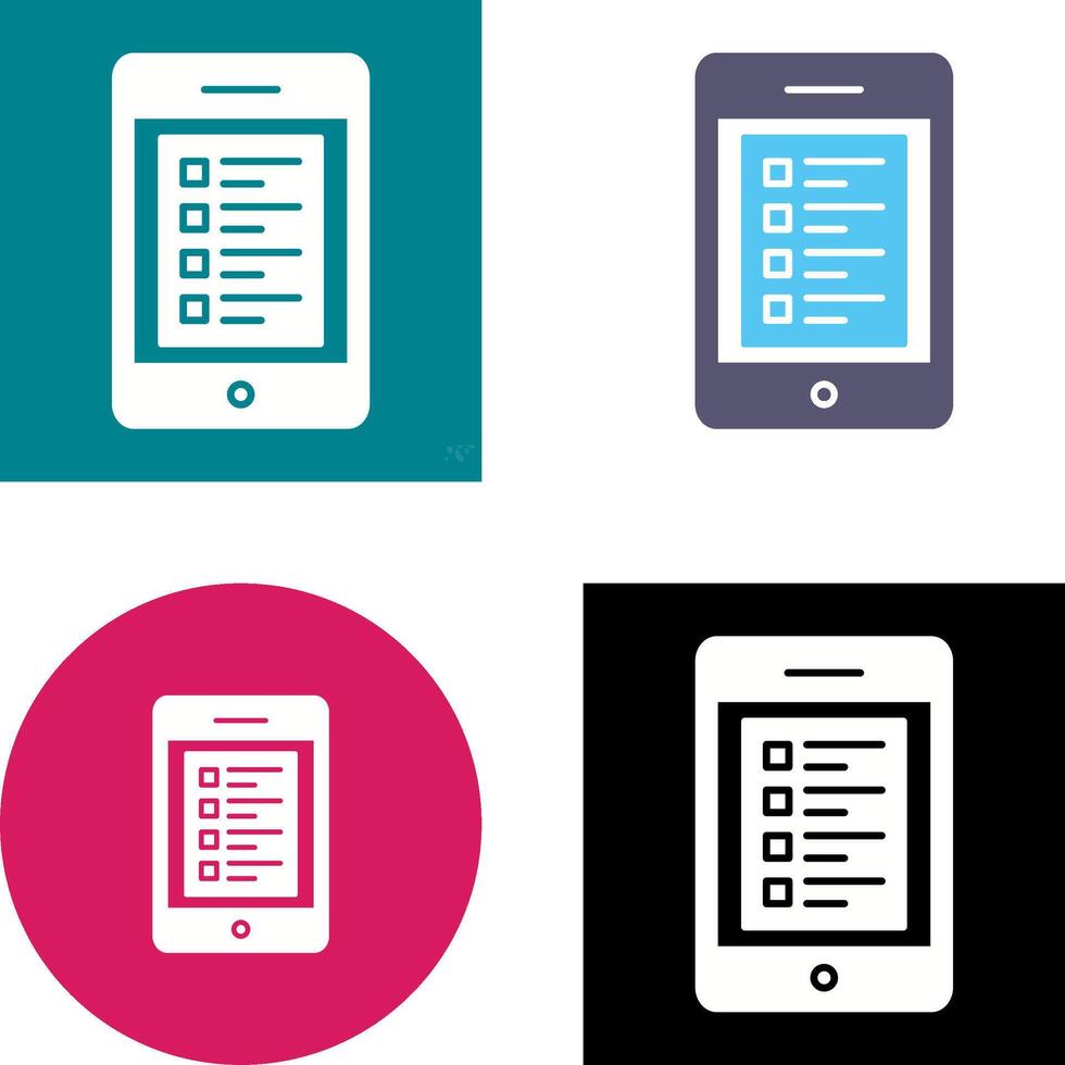Online Test Icon Design vector