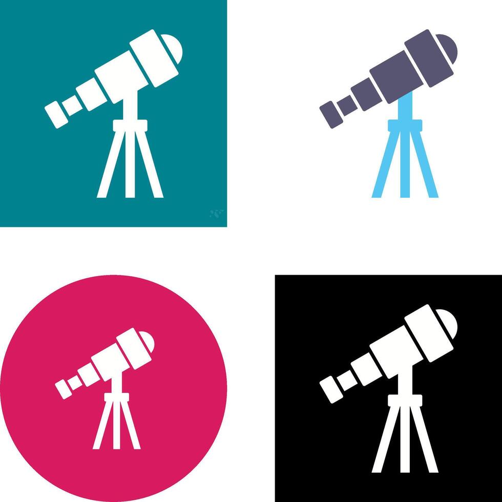 Telescope Icon Design vector