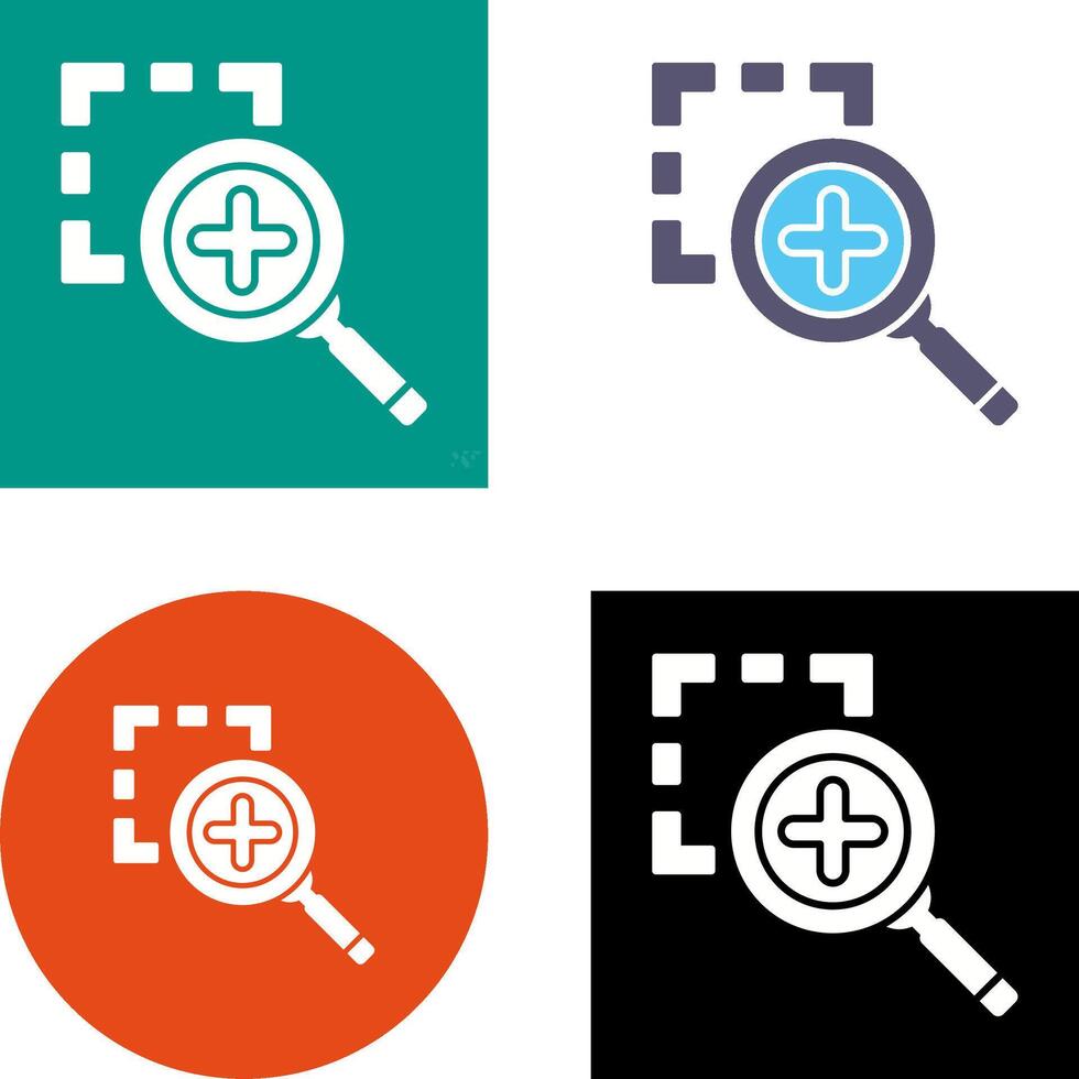 Zoom In Icon Design vector