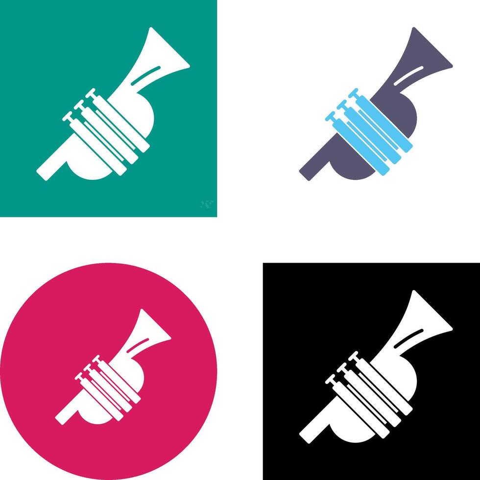 Trumpet Icon Design vector
