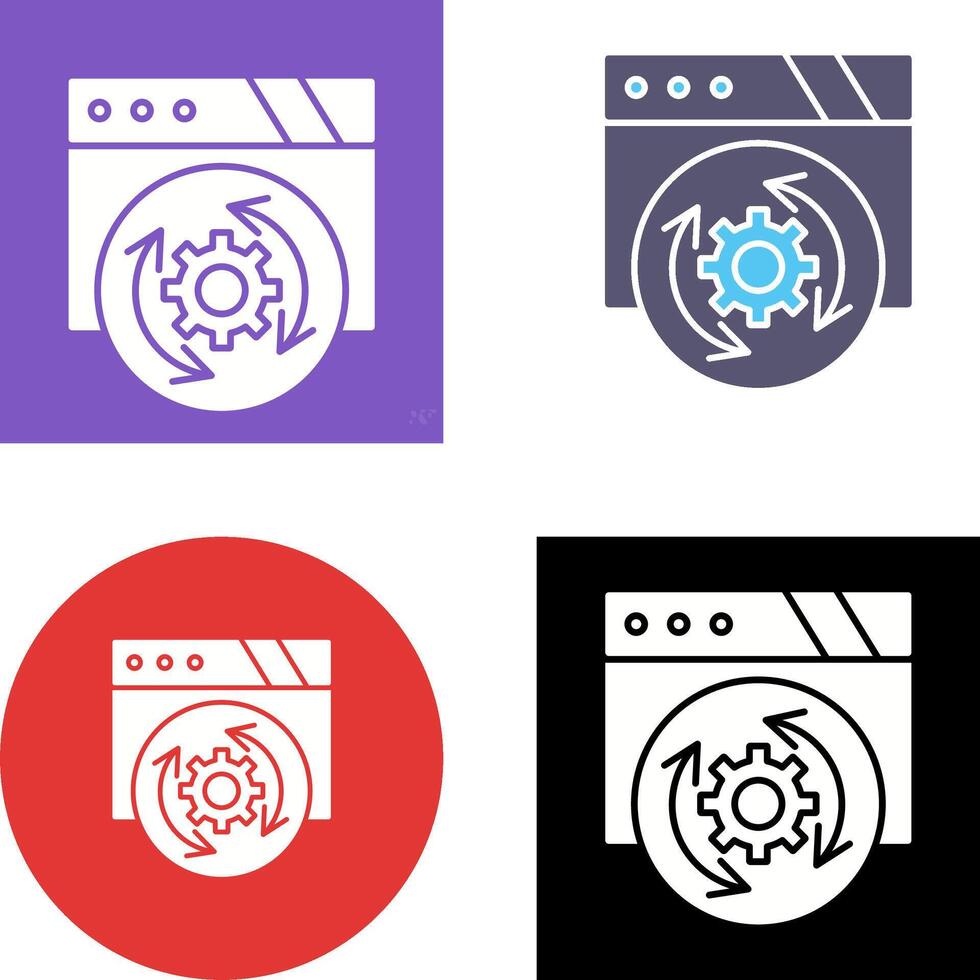 Update Icon Design vector