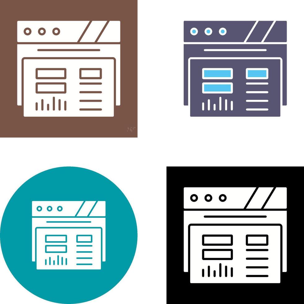 Dashboard Icon Design vector