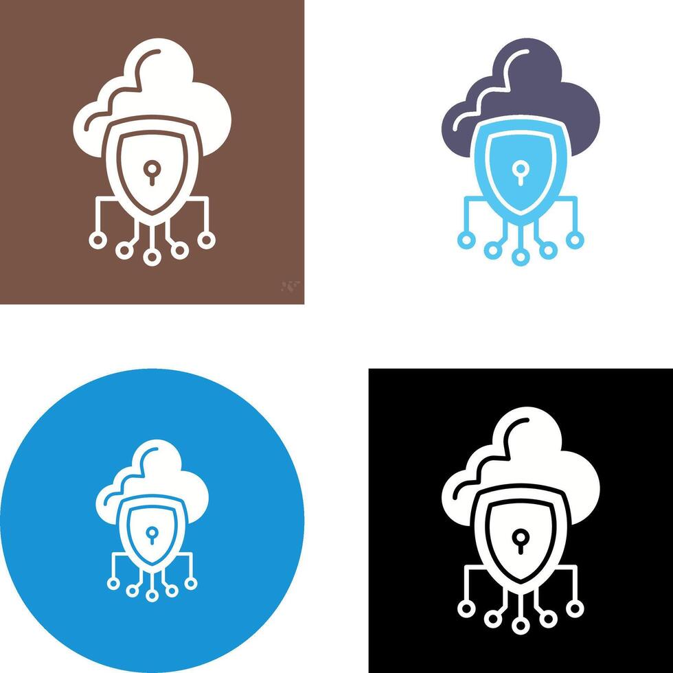 Data Protection Icon Design vector