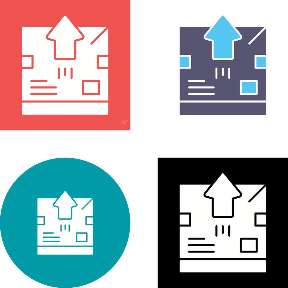 Delivery Box Icon Design vector