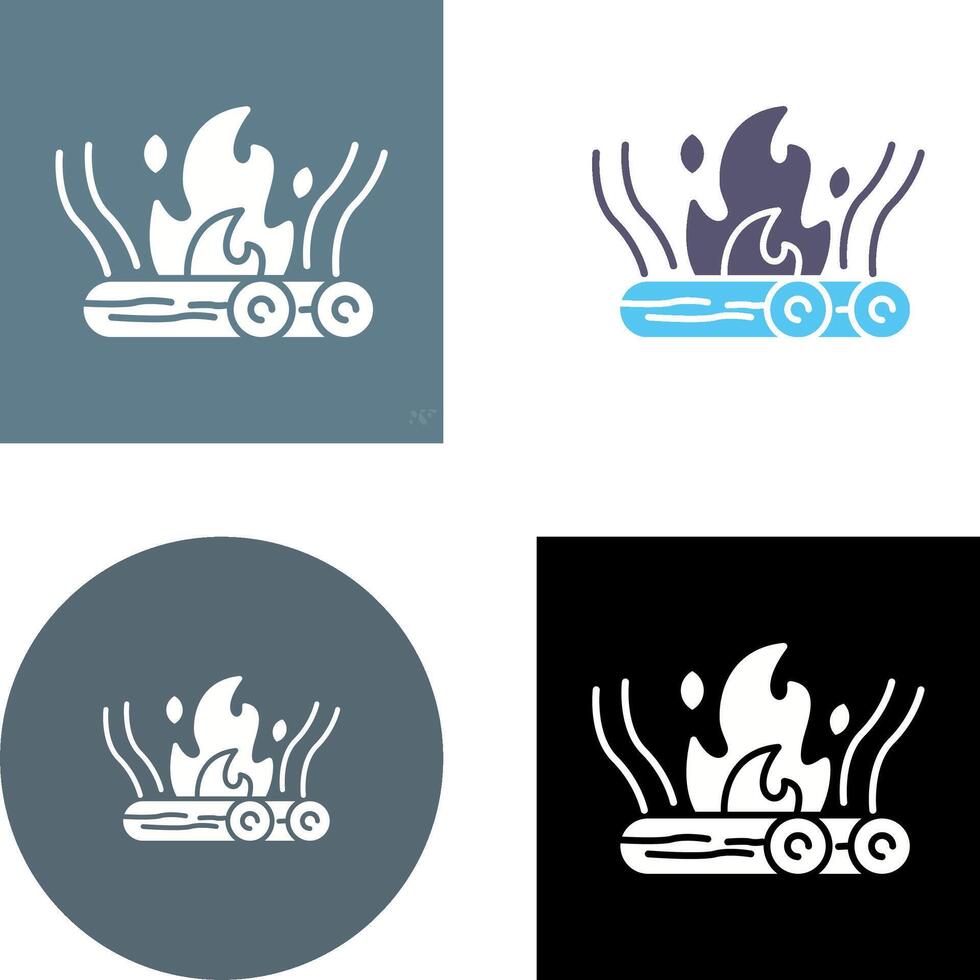Bonfire Icon Design vector