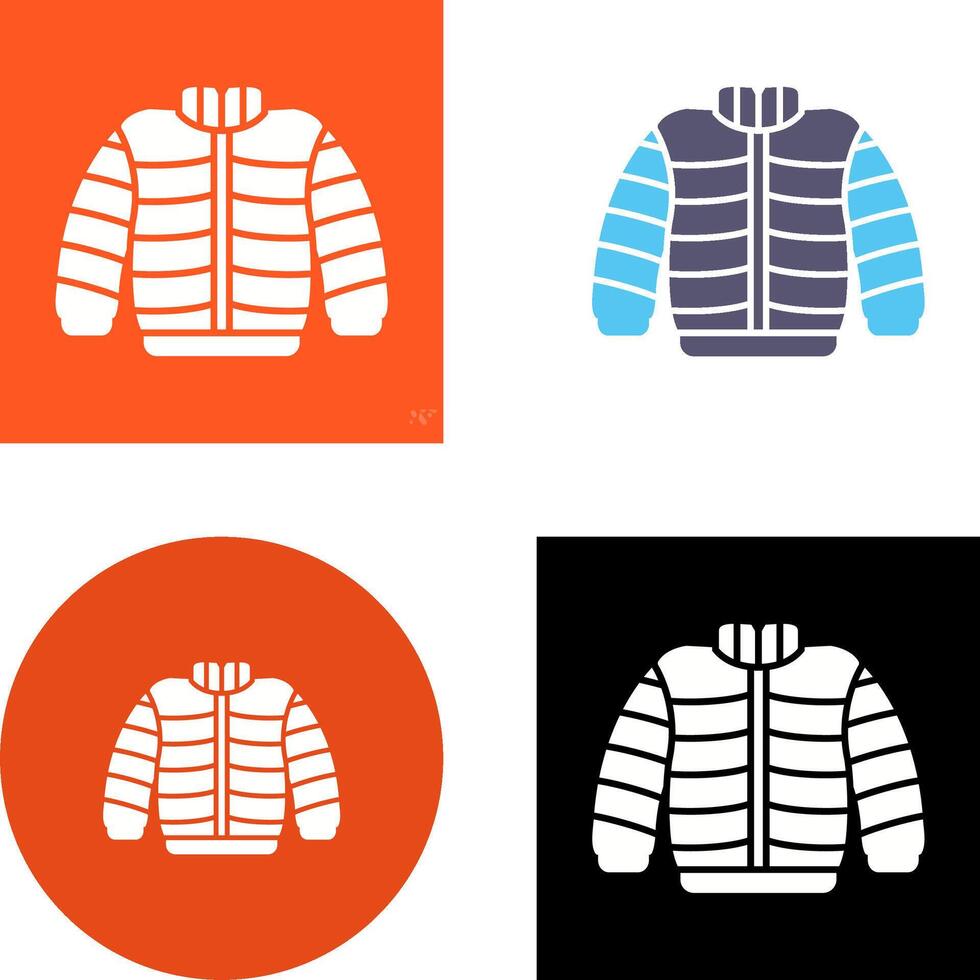 Winter Clothes Icon Design vector