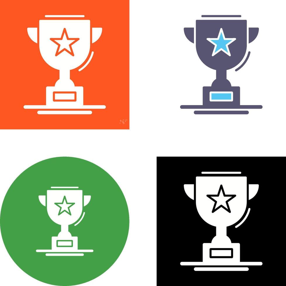 Trophy Icon Design vector