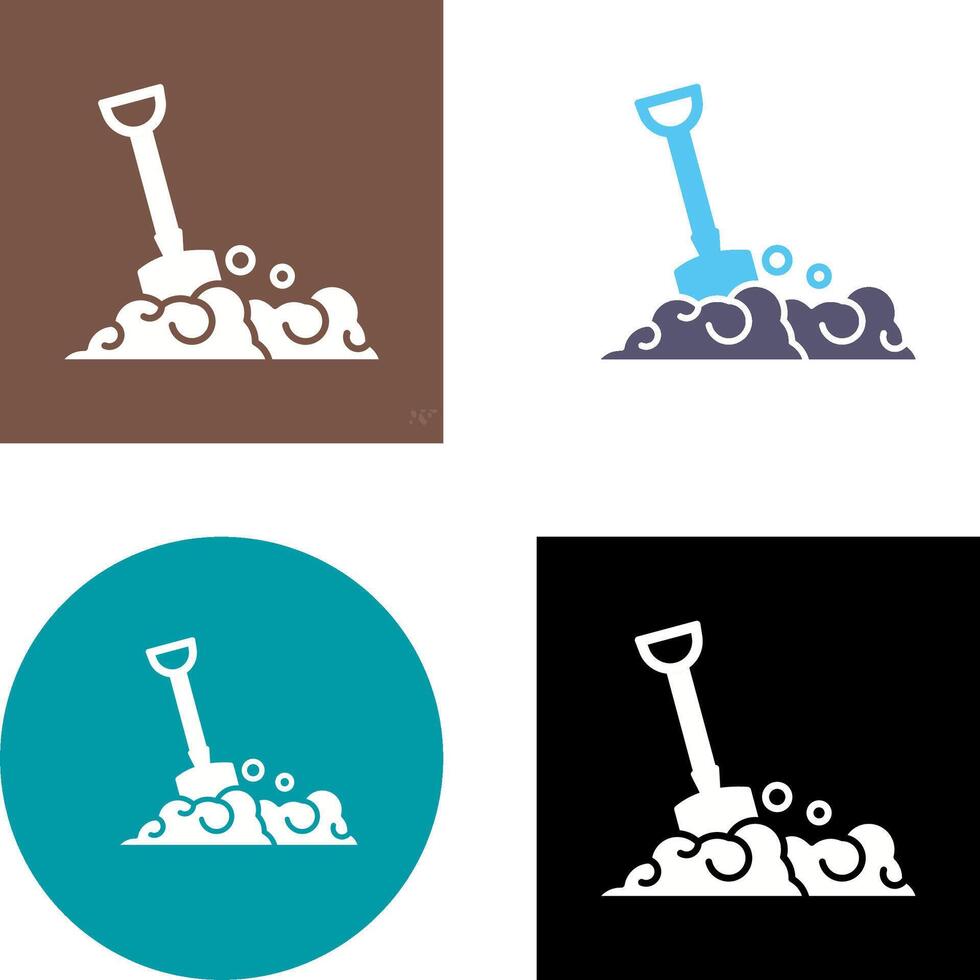 Shovel Icon Design vector
