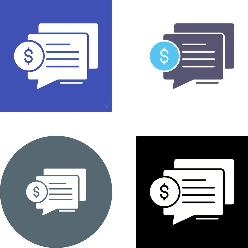 Dialog Icon Design vector