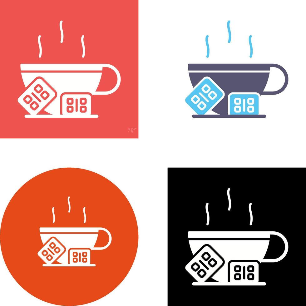Hot Chocolate Icon Design vector