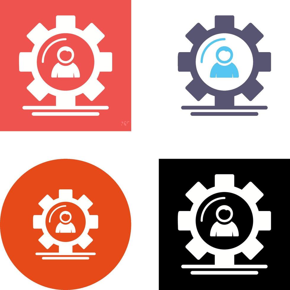 Management Icon Design vector