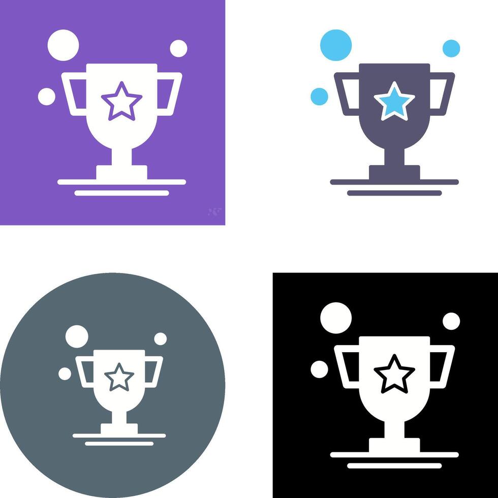 Trophy Icon Design vector