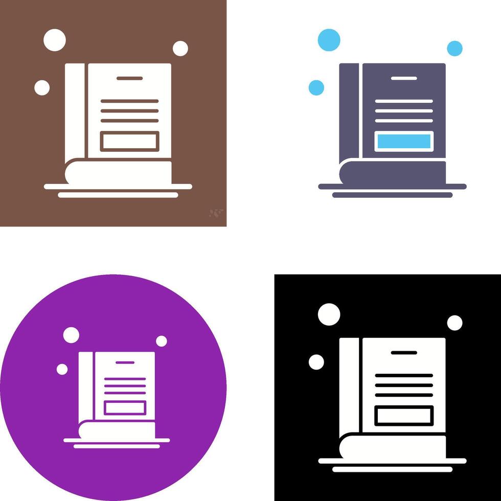 Book Icon Design vector
