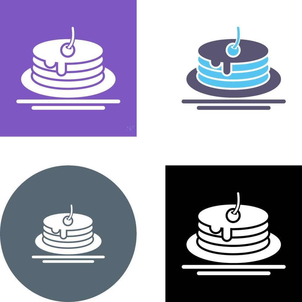 Pancake Icon Design vector