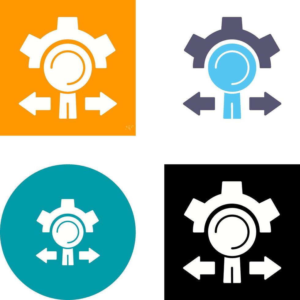 Research and Development Icon Design vector