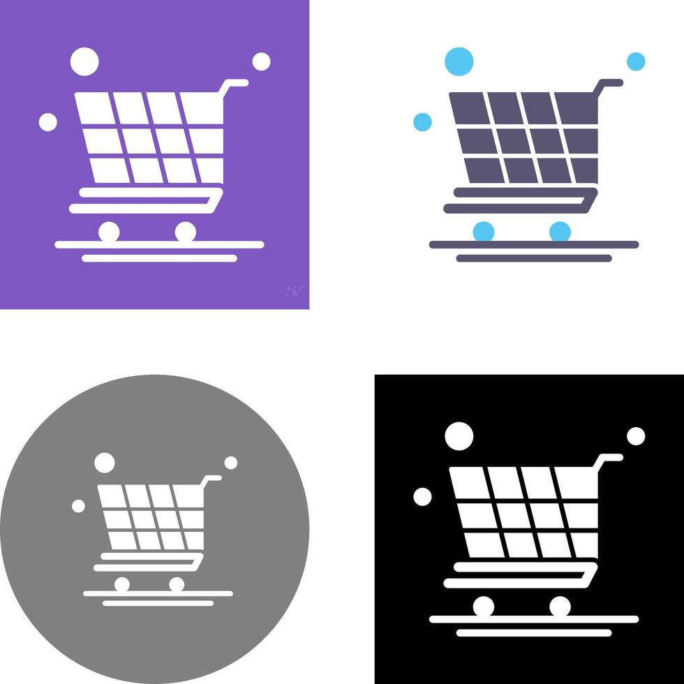 Trolley Icon Design vector