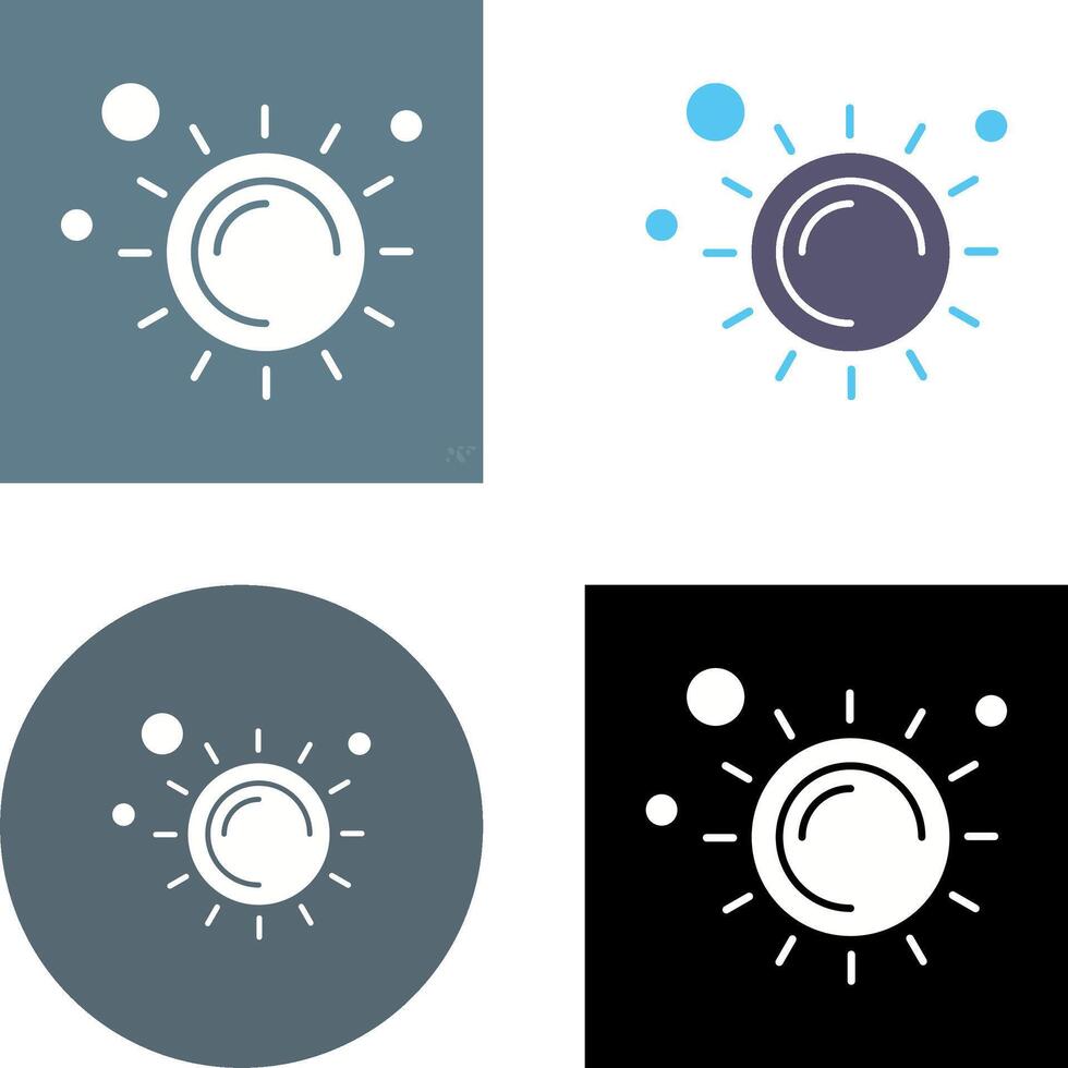 Sun Icon Design vector