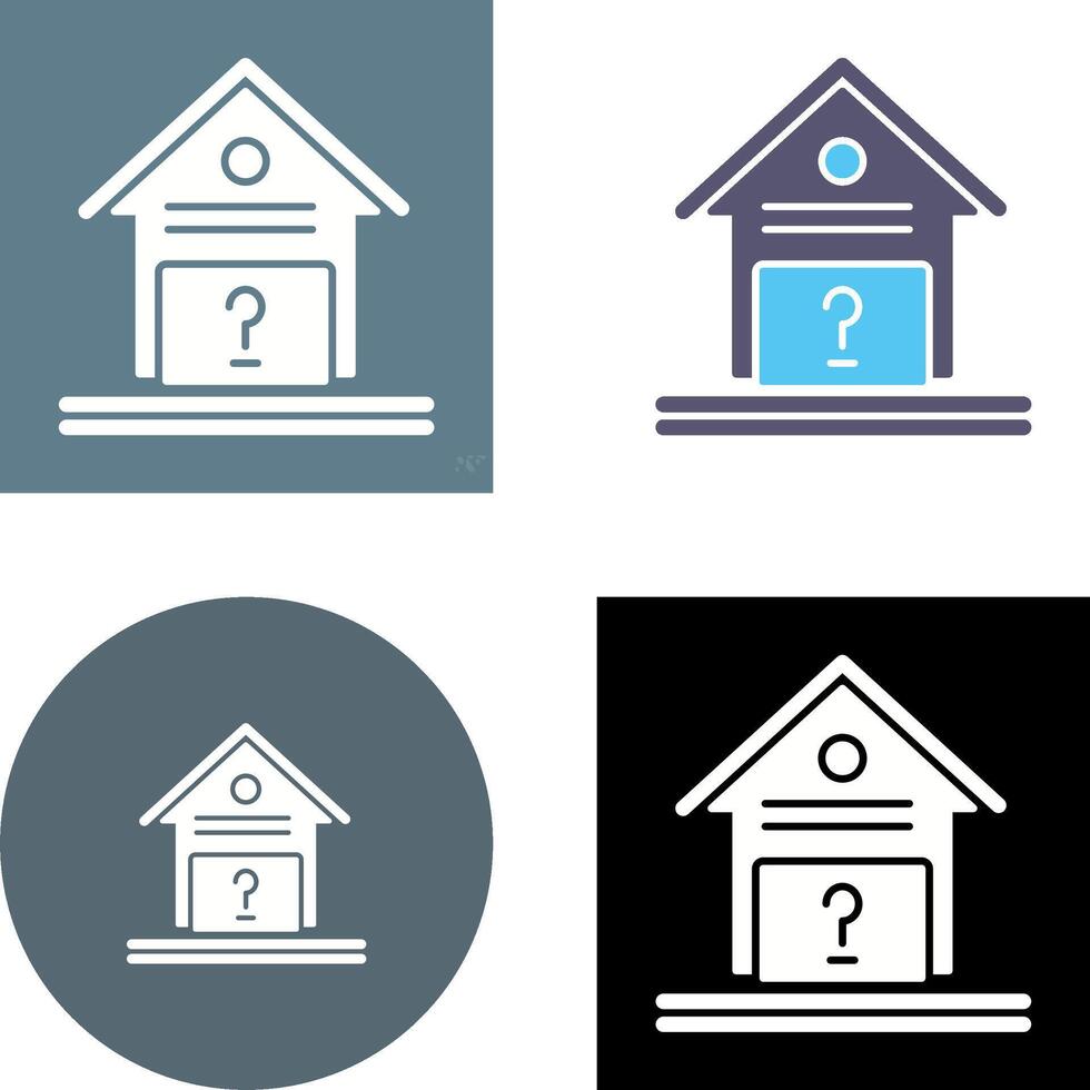 Unknown Icon Design vector