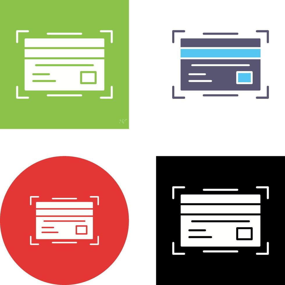 Credit Card Icon Design vector
