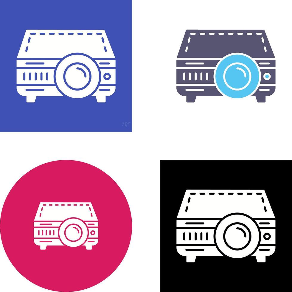 Projector Icon Design vector