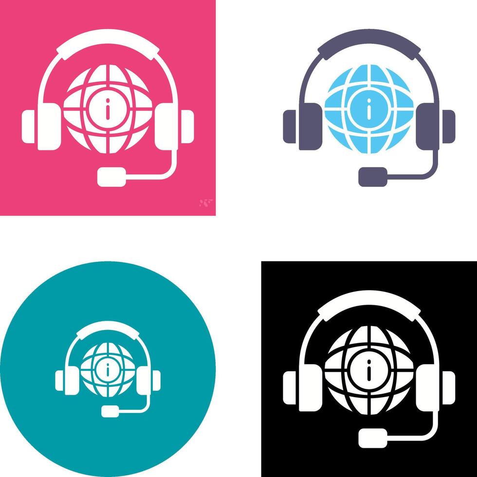 Call Center Icon Design vector