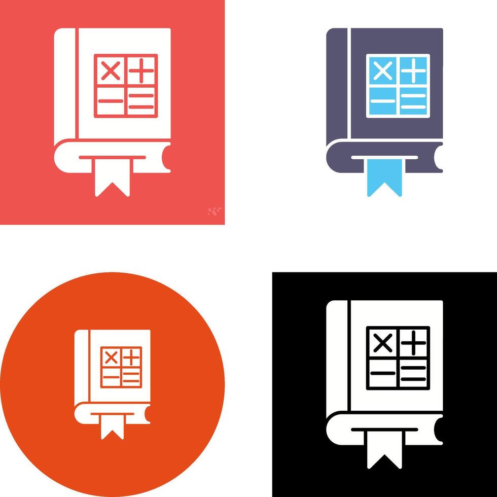 Maths Icon Design vector