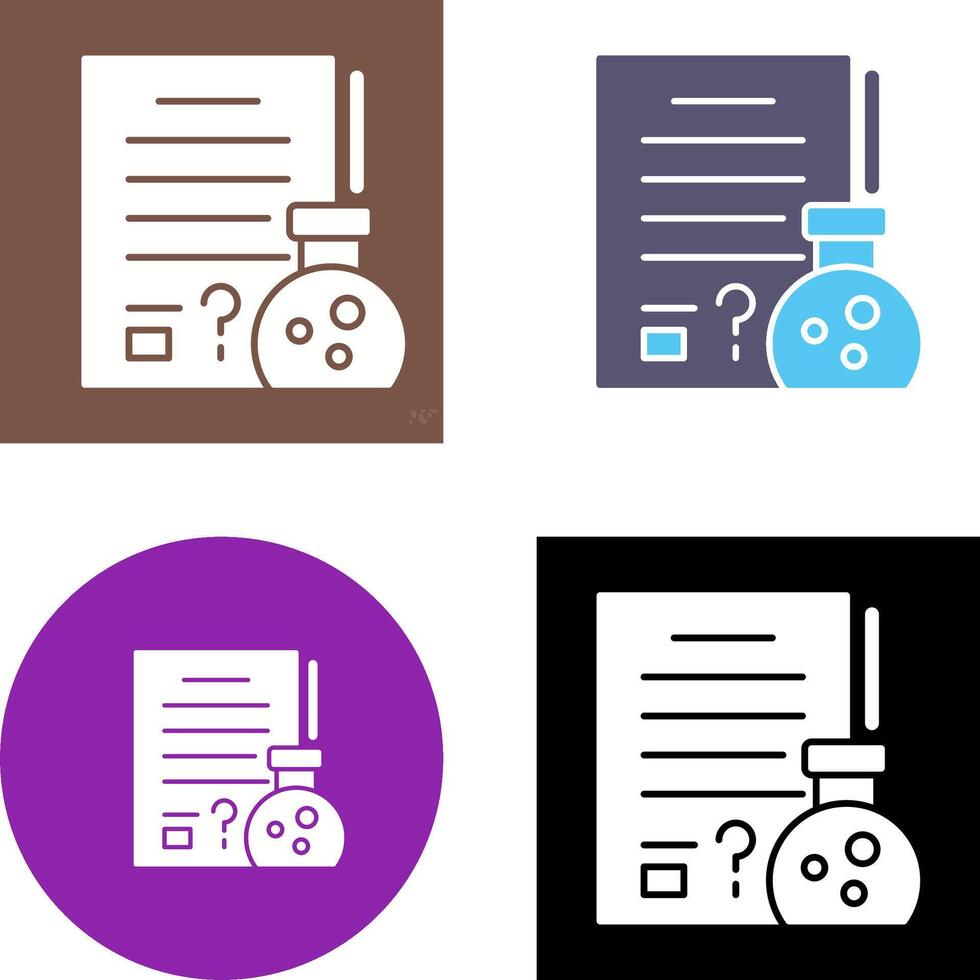 Hypothsis Icon Design vector