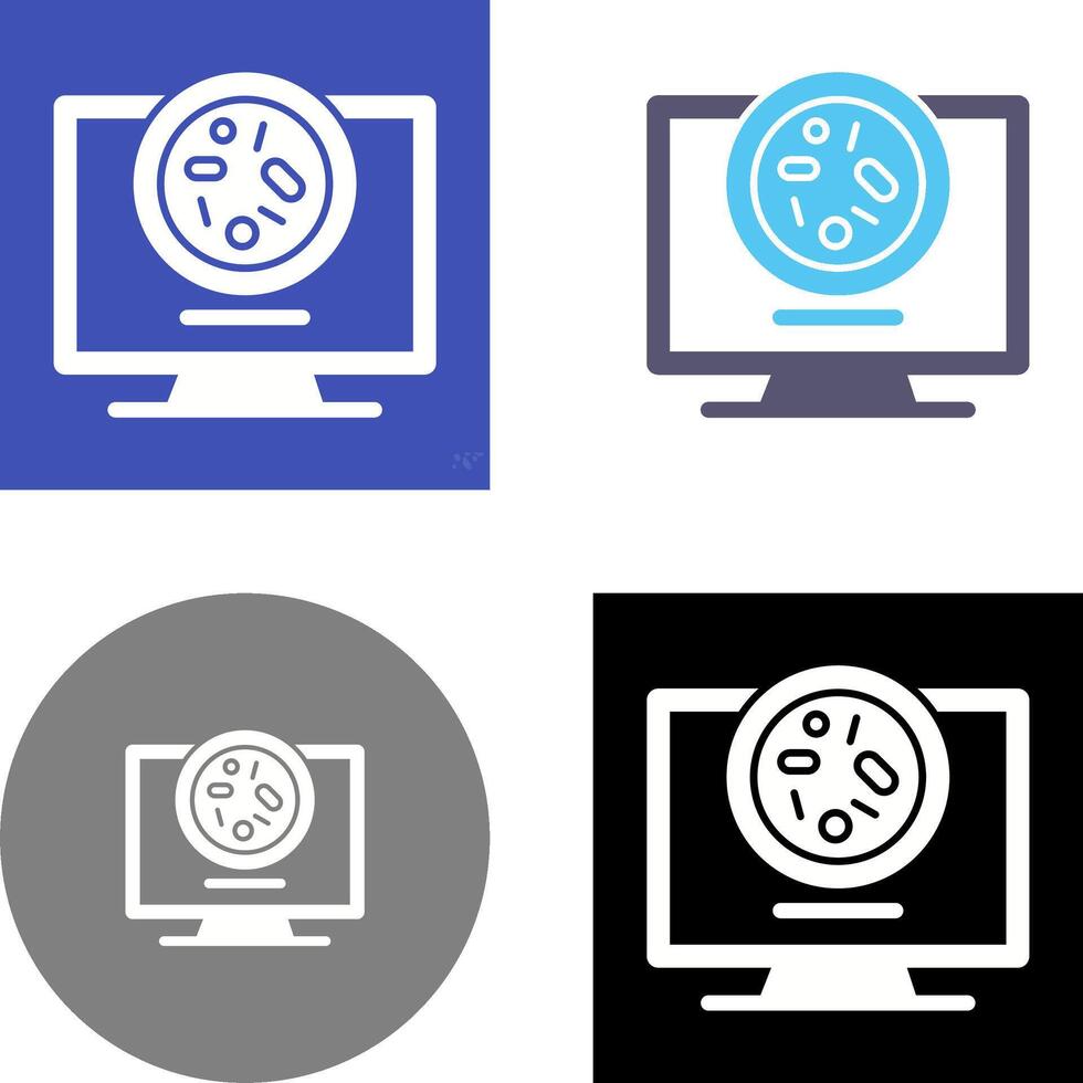 Petri Dish Icon Design vector