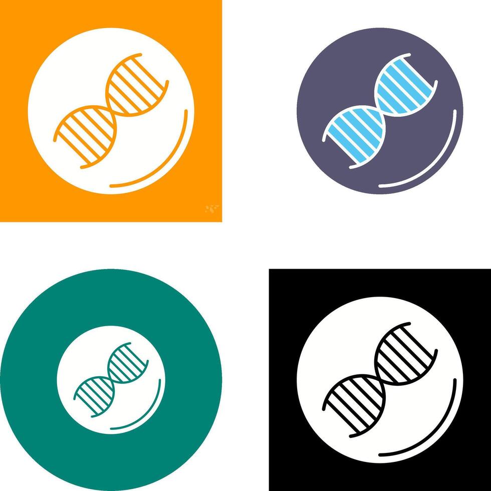 Dna Icon Design vector