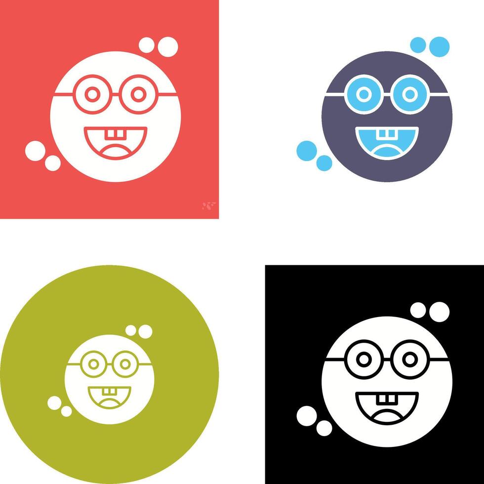 Galsses Icon Design vector