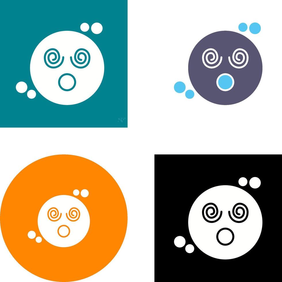 Dizzy Icon Design vector