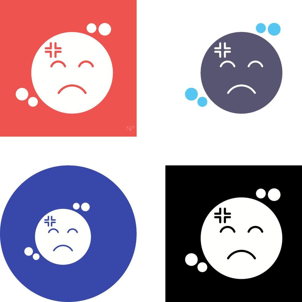 Dissapointment Icon Design vector