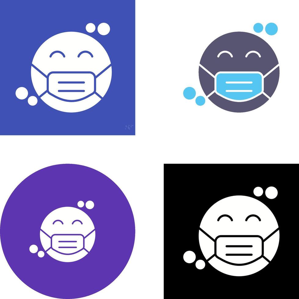 Mask Icon Design vector