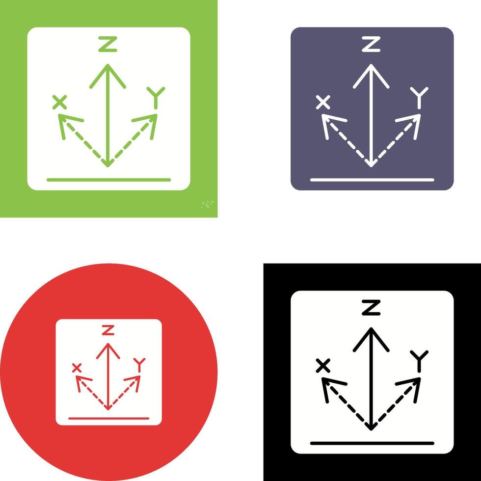 Axis Icon Design vector