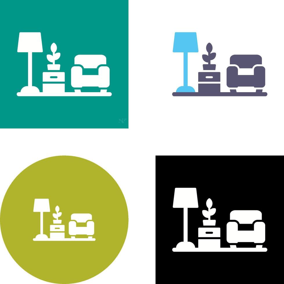 Living Room Icon Design vector