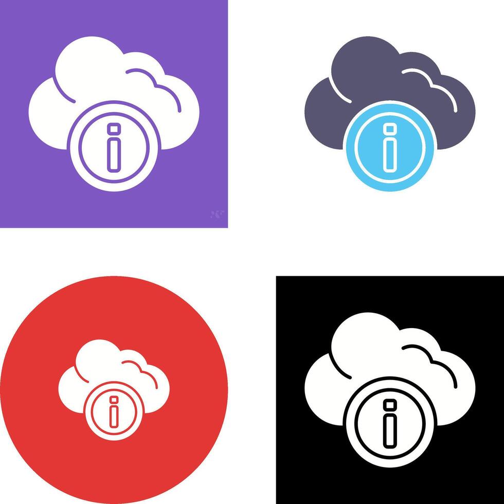 Cloud Computing Icon Design vector
